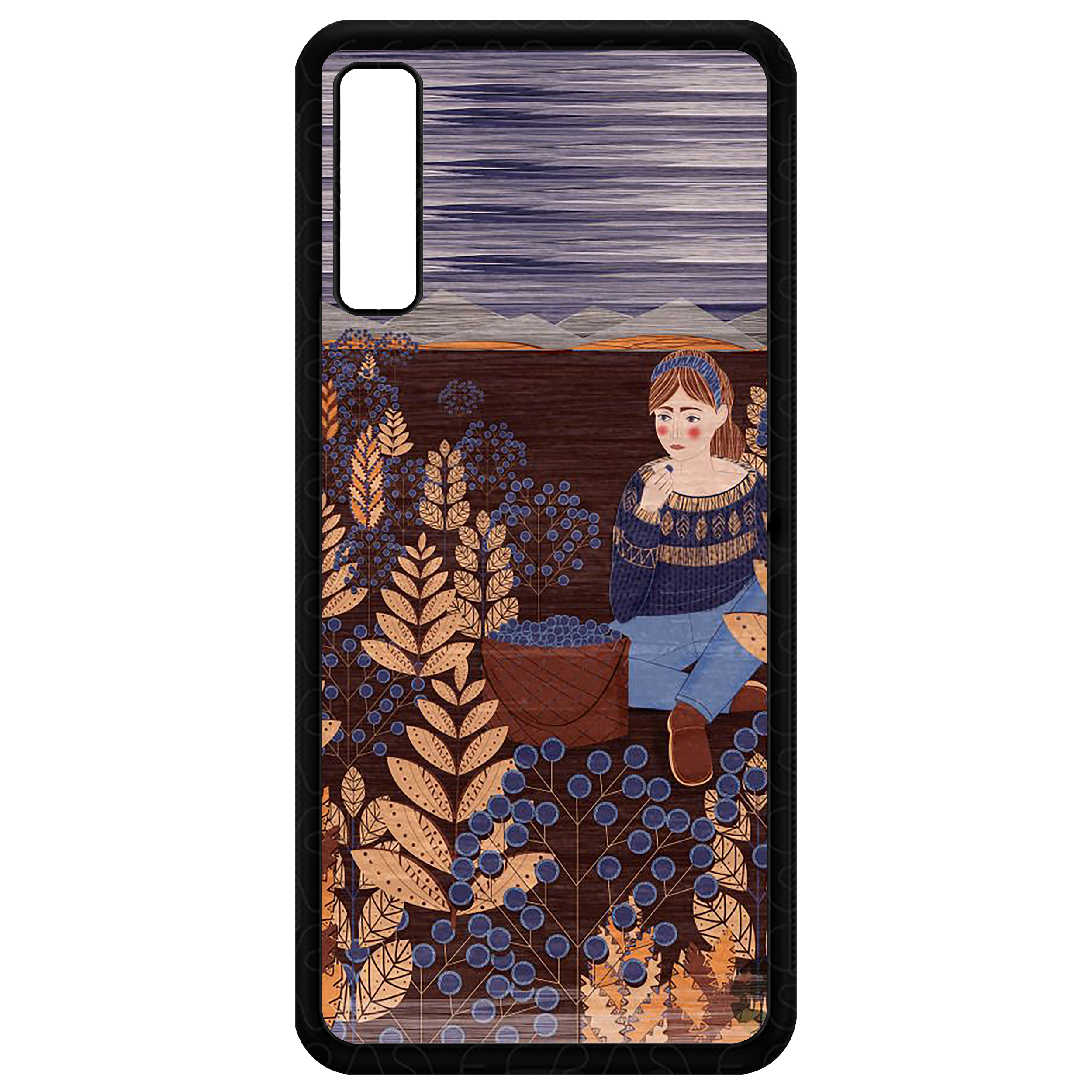 کاور طرح Girl مدل CHL50336 مناسب برای گوشی موبایل سامسونگ Galaxy A30s / A50 / A50s