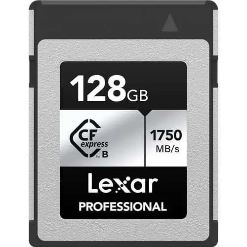 کارت حافظه لکسار Lexar 128GB Professional CFexpress Type B Card SILVER Series خرید | قیمت - اگزیف