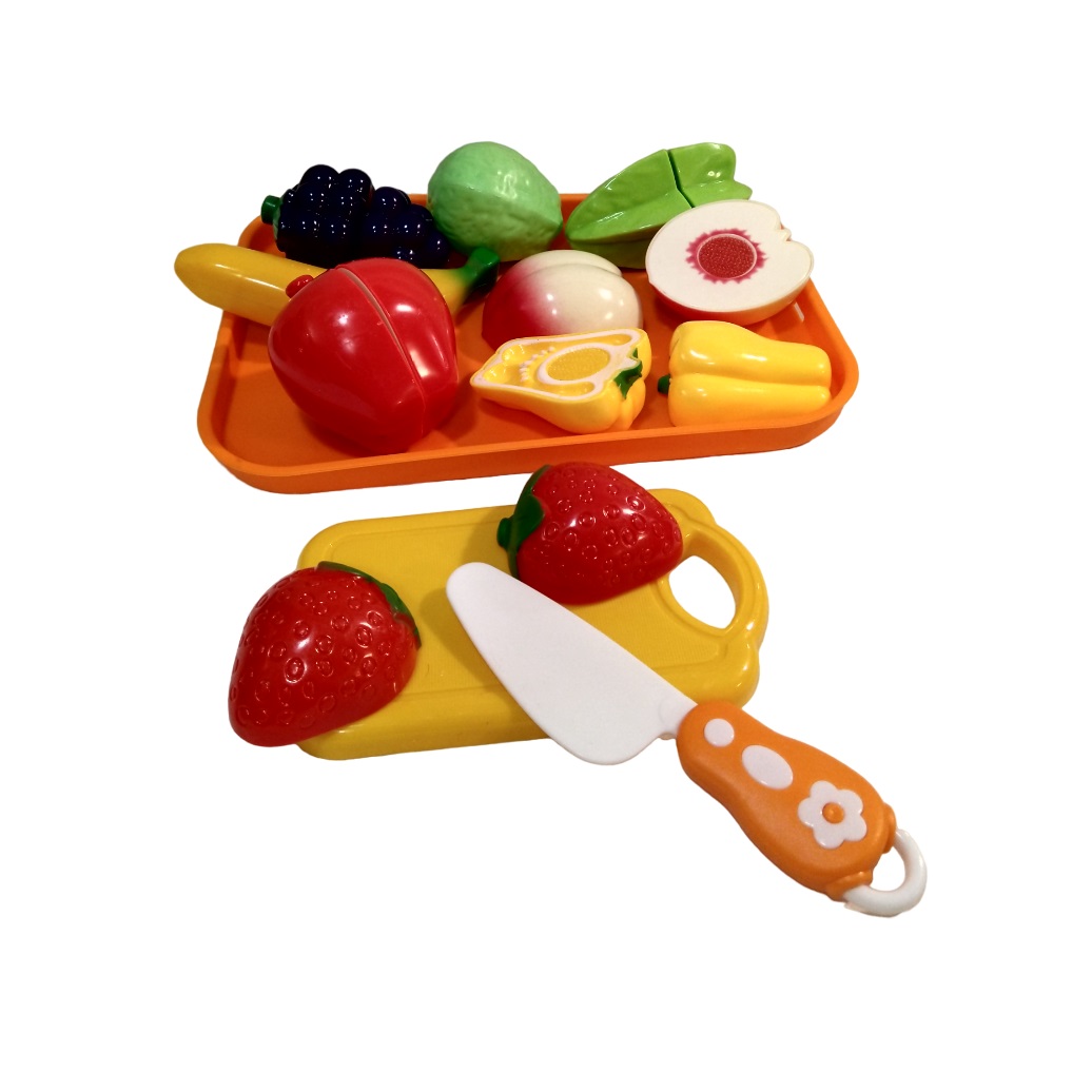 اسباب بازی مدل میوه برشی کد CF145 مجموعه 11 عددی