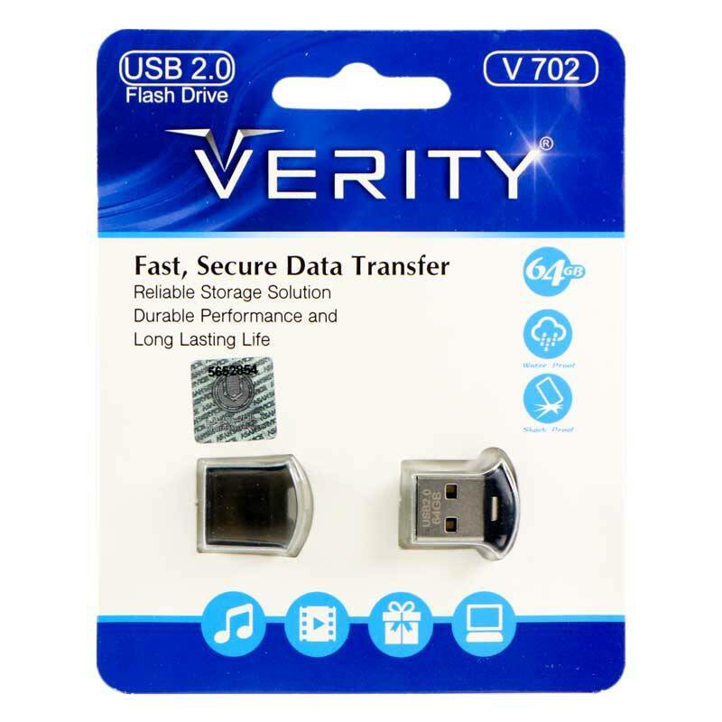 فلش 64 گیگ Verity مدل V702 (گارانتی مادام العمر)