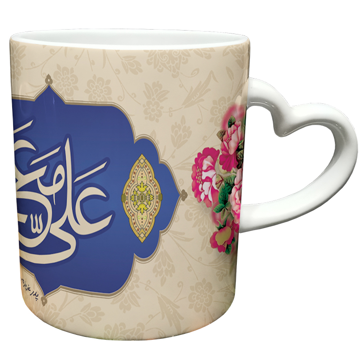 ماگ مدل دسته قلبی طرح روز پدر کد 36