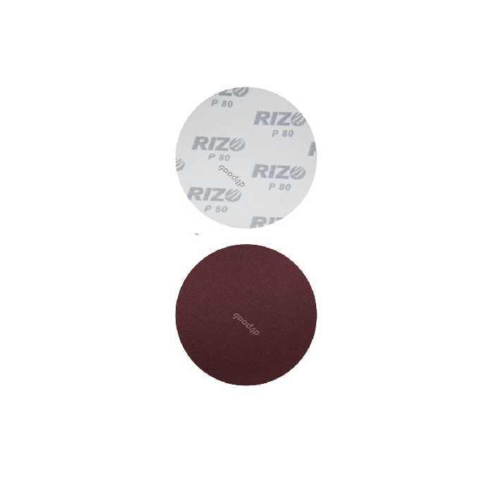 سنباده دیسکی پشت کرکی اکسید قرمز قطر 180 ریزو RIZO مش 80