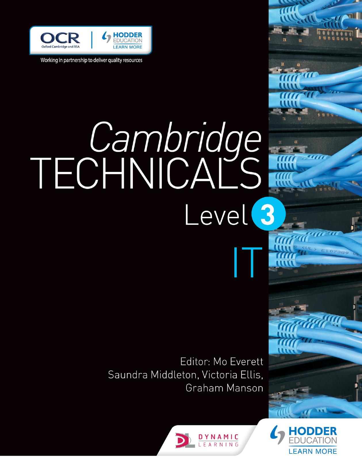 خرید و دانلود نسخه کامل کتاب Cambridge Technicals Level 3 IT