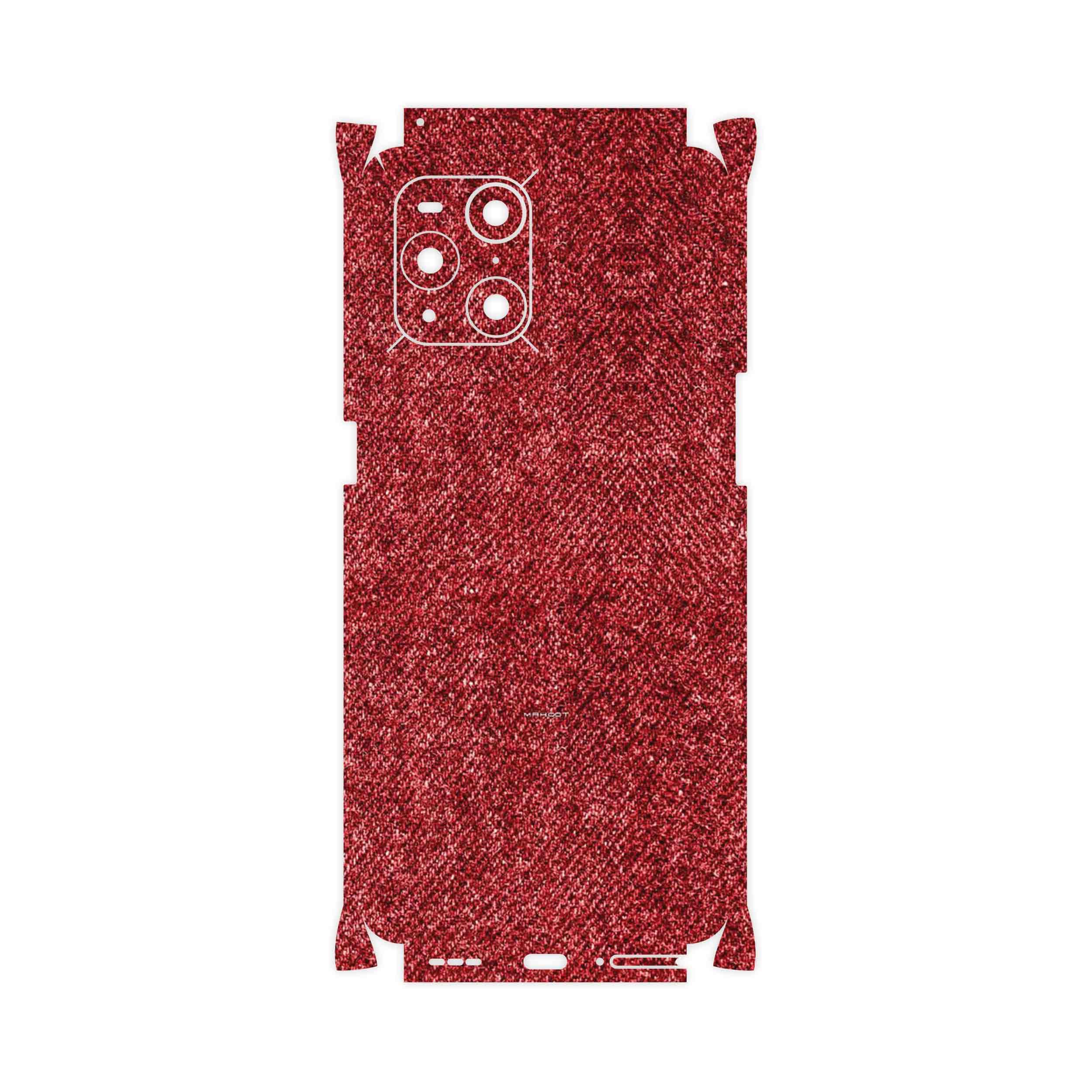 برچسب پوششی ماهوت مدل Fabric Texture 4-FullSkin مناسب برای گوشی موبایل اپو Find X3 Pro
