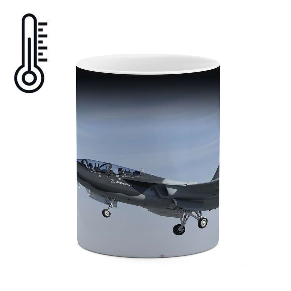 ماگ حرارتی طرح جت جنگی مدل mgph10726