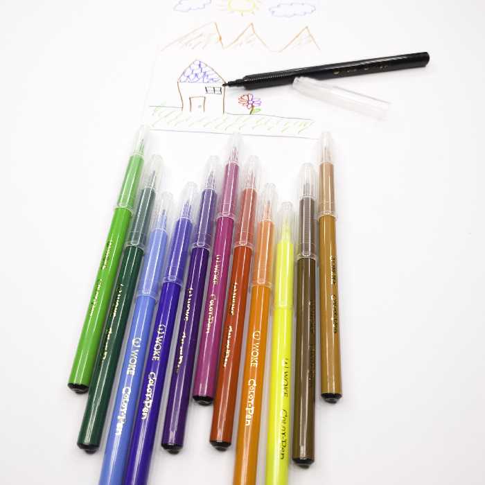 ماژیک رنگ آمیزی 12 رنگ ووک مدل 01