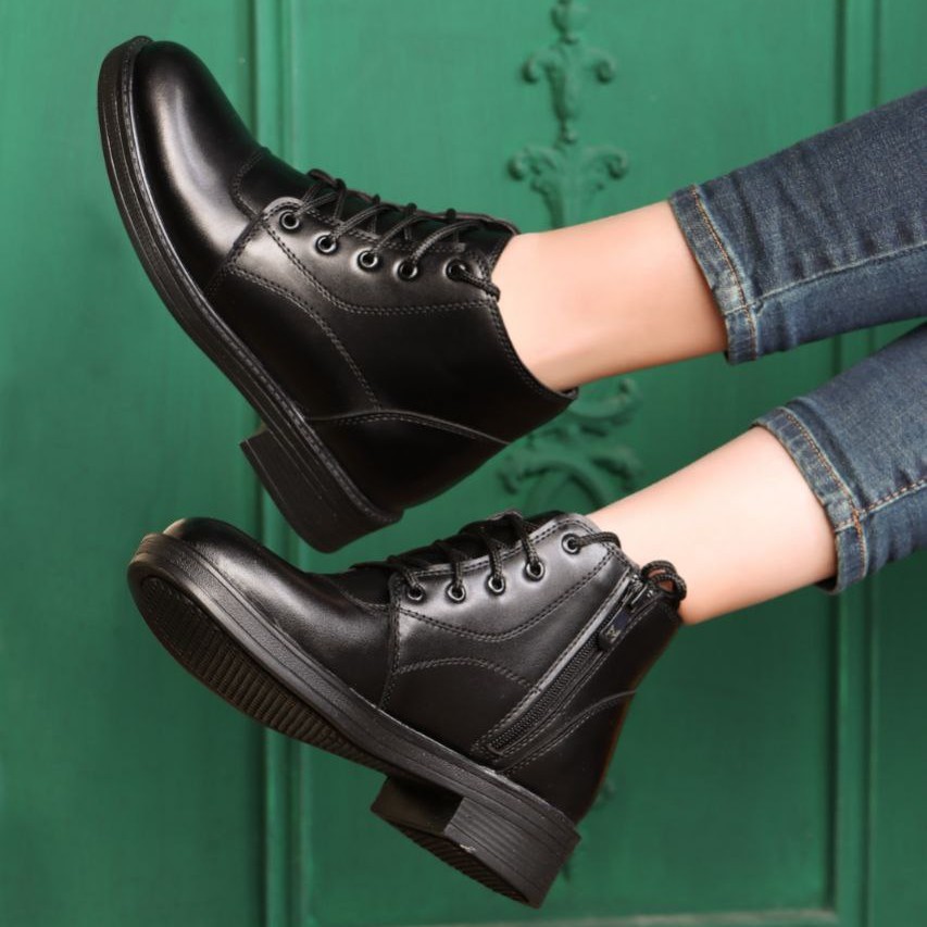 نیمبوت بندی چرم صنعتی زیره پی وی سی سایز37تا40