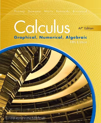 خرید و دانلود نسخه کامل کتاب Calculus: Graphical, Numerical, Algebraic