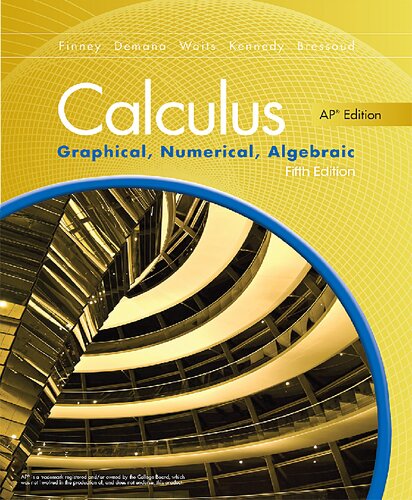 خرید و دانلود نسخه کامل کتاب Calculus: Graphical, Numerical, Algebraic