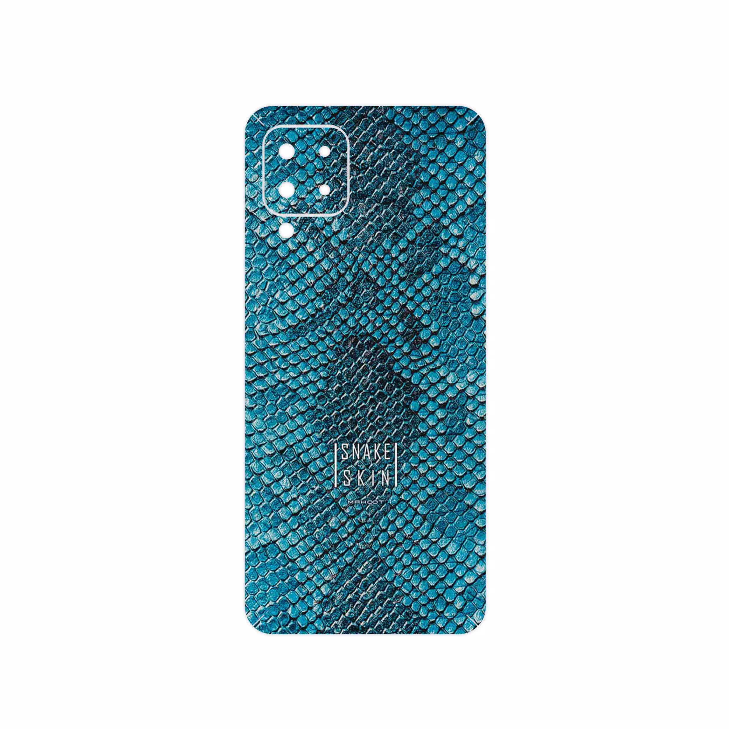 برچسب پوششی ماهوت مدل Blue Snake Skin مناسب برای گوشی موبایل سامسونگ Galaxy M22