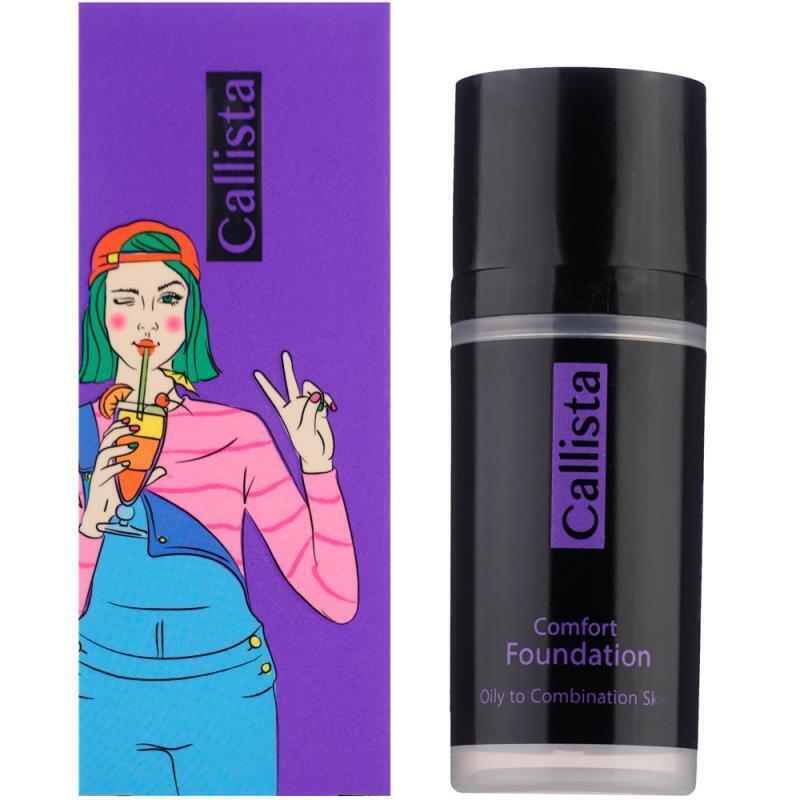 کالیستا کرم پودر پمپی کامفورت شماره L 14 برند Comfort Foundation
