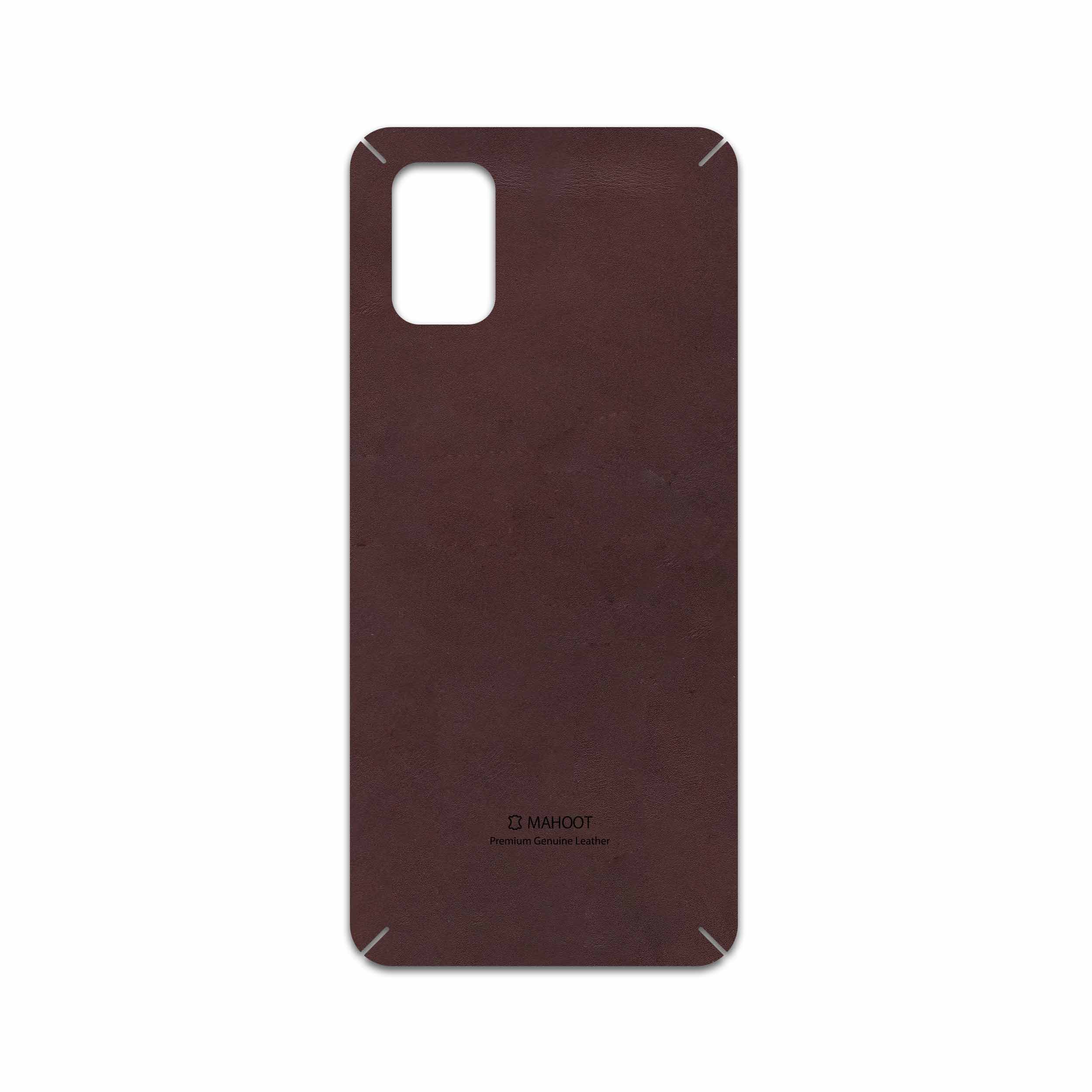 برچسب پوششی ماهوت مدل Matte-Dark-Brown-Leather مناسب برای گوشی موبایل سامسونگ Galaxy M51
