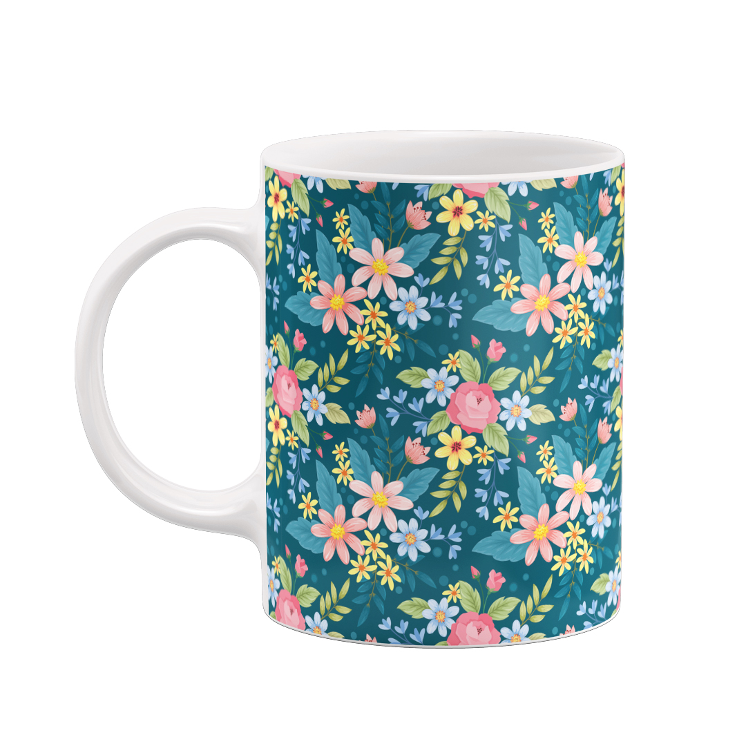 ماگ طرح گل کد 33