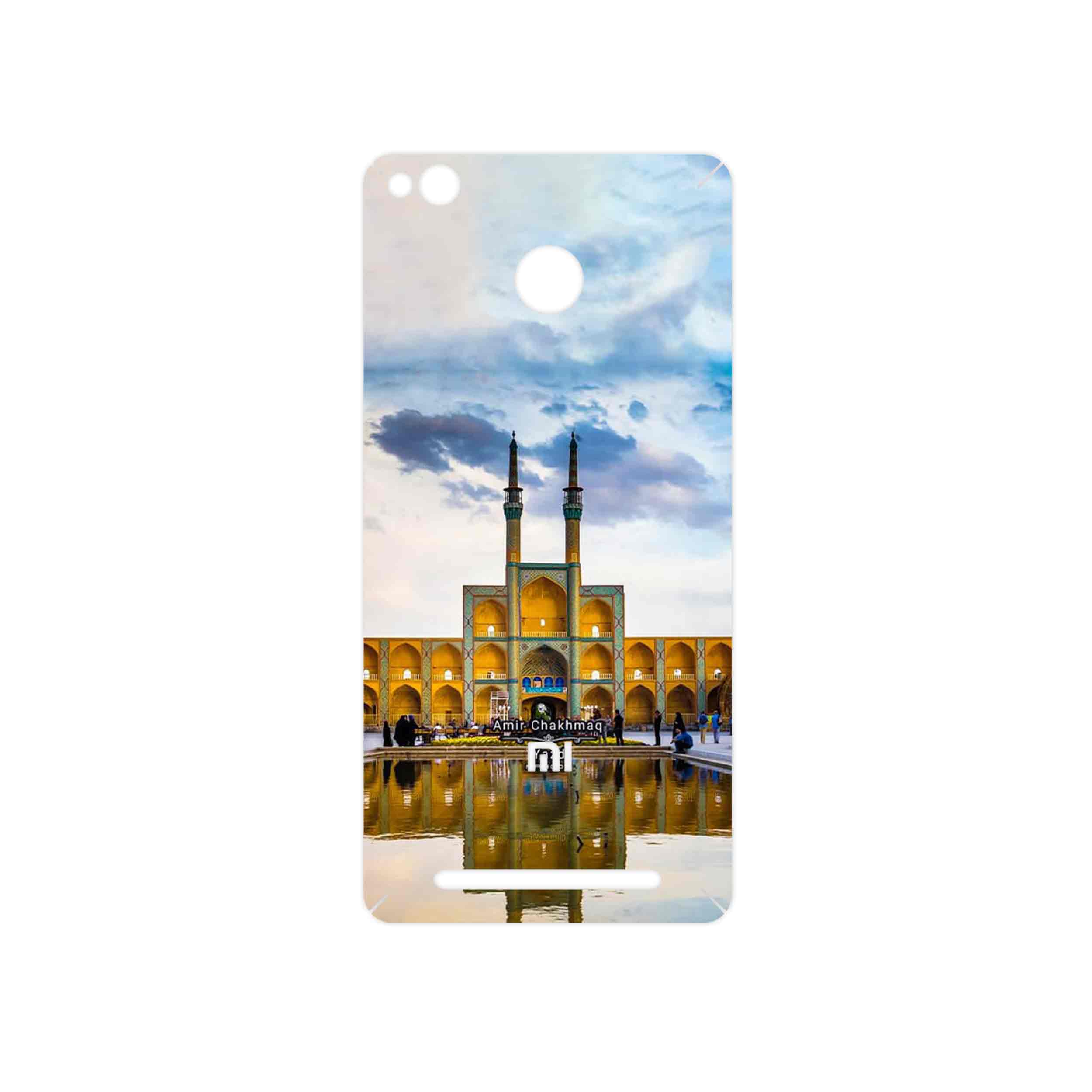 برچسب پوششی ماهوت مدل Amir Chakhmaq Square Yazd مناسب برای گوشی موبایل شیائومی Redmi 3 Pro