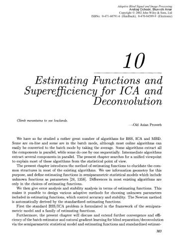 خرید و دانلود نسخه کامل کتاب Adaptive Blind Signal and Image Processing