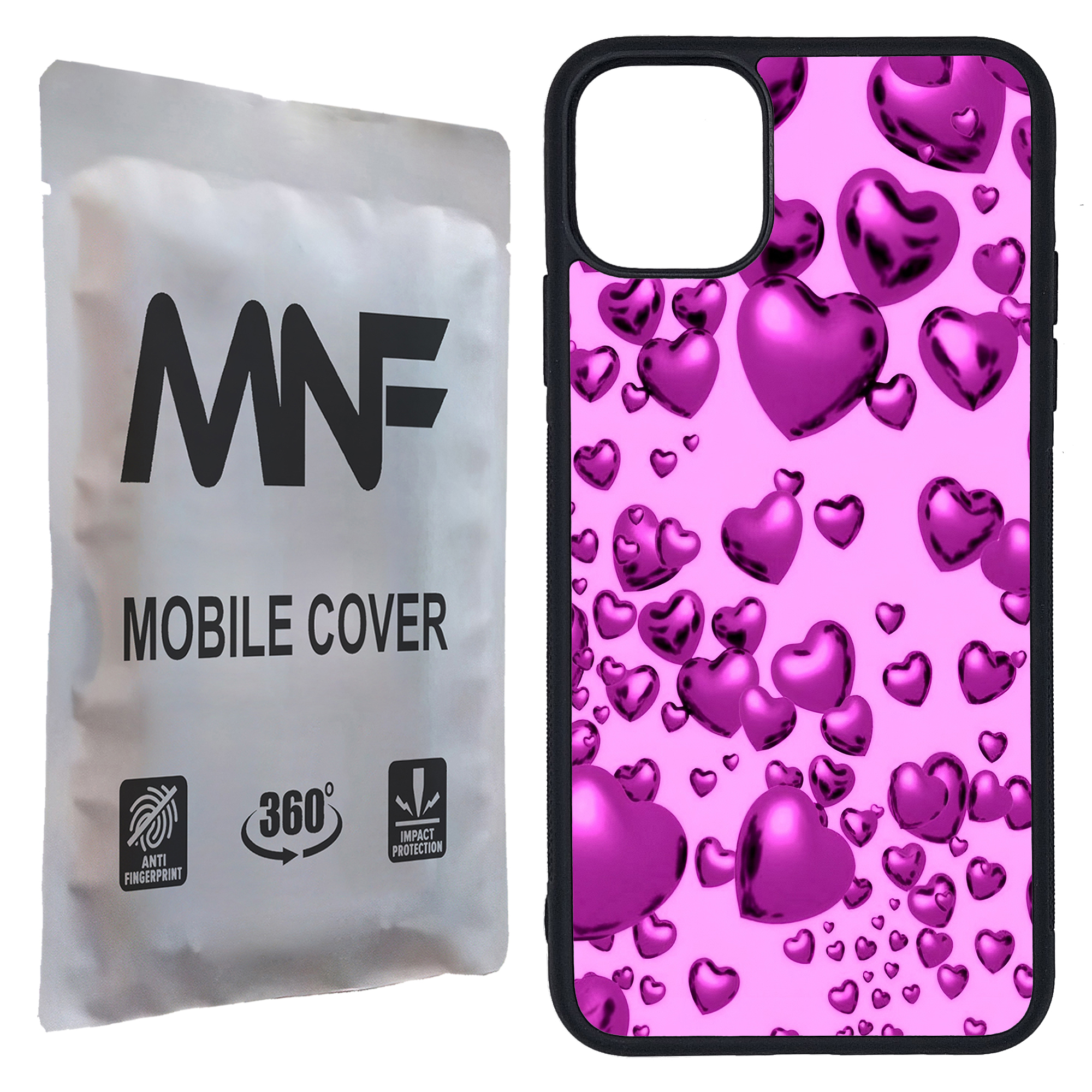کاور ام ان اف طرح قلبی کد P-012 مناسب برای گوشی موبایل اپل iPhone 11 Pro Max