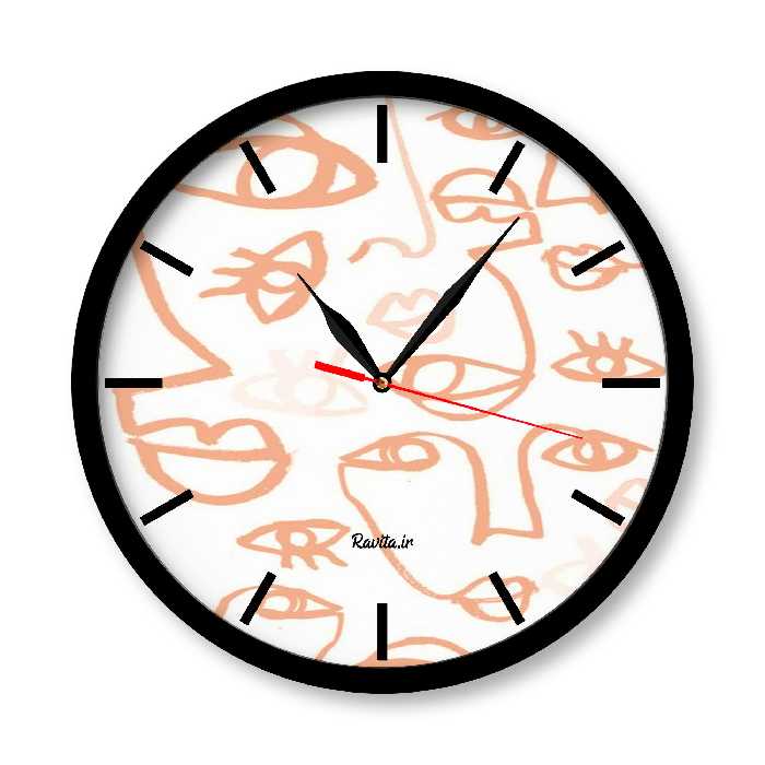 ساعت‌های دیواری راویتا طرح صورت 2253