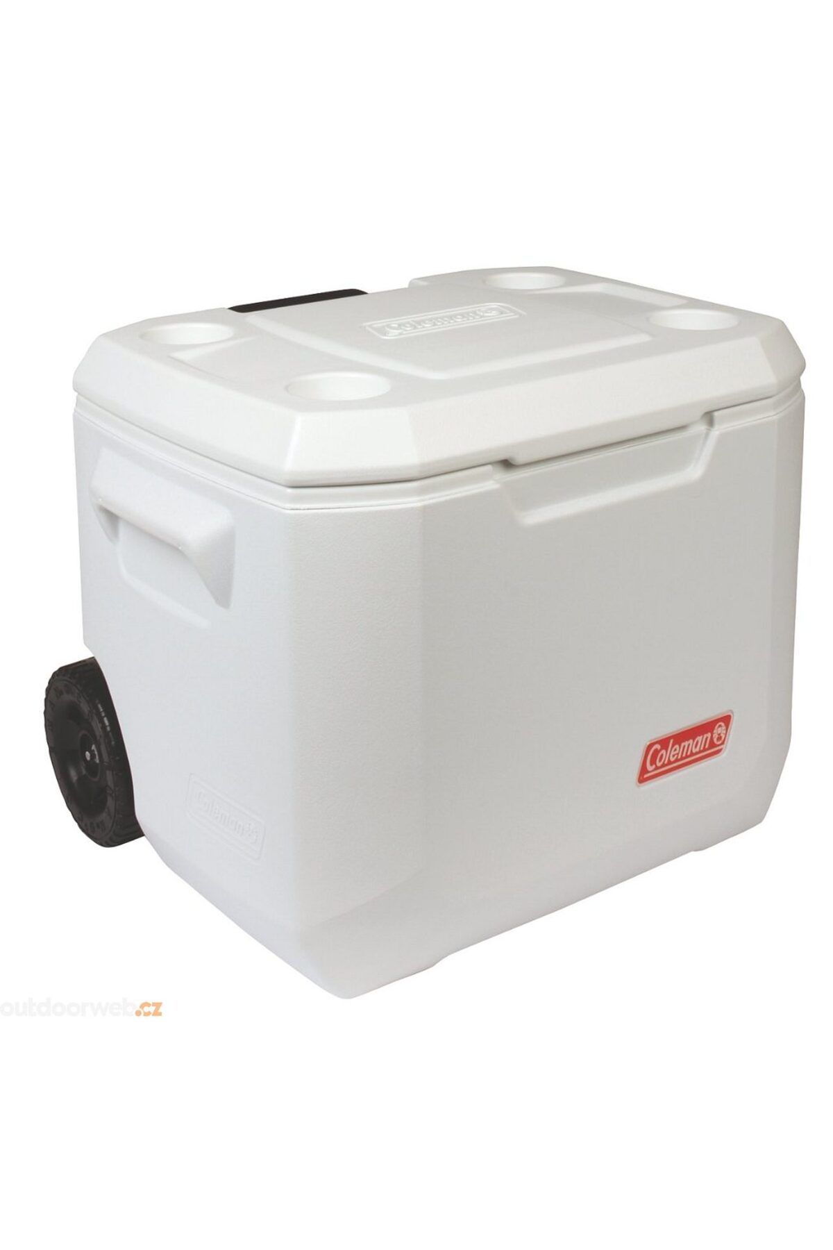 یخدان و کولر کمپ سفید دریایی 50Qt Uv محافظت شده از چرخ Coleman