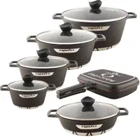 سرویس پخت و پز 12 پارچه کروپ ست مدل فلورانس کد 14 | کالا مکس