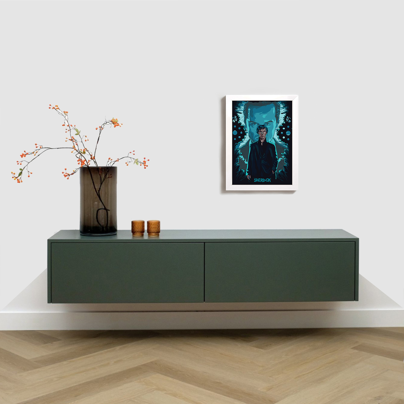 تابلو مدل سریال شرلوک هلمز sherlock holmes W376