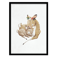 قیمت و خرید تابلو دکوراتیو اتاق کودک مدل آهو کد 0922