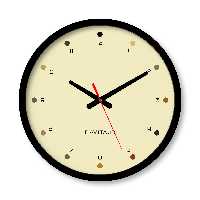 ساعت دیواری بزرگ راویتا طرح Minimal Color کد 3637