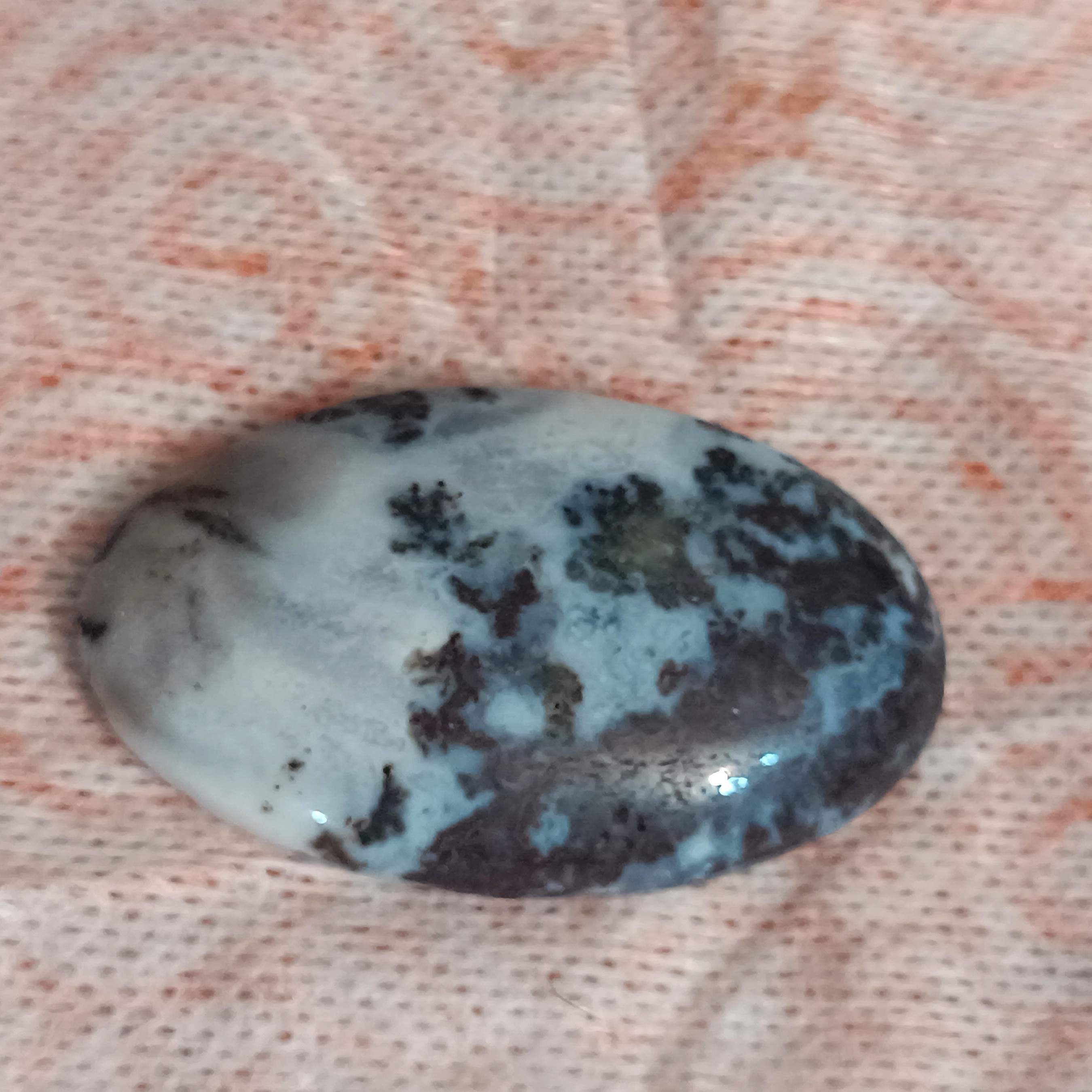 عقیق شجر قائن منظره غولپیکر  5.5 سانتی تراش دست بدون بهسازی