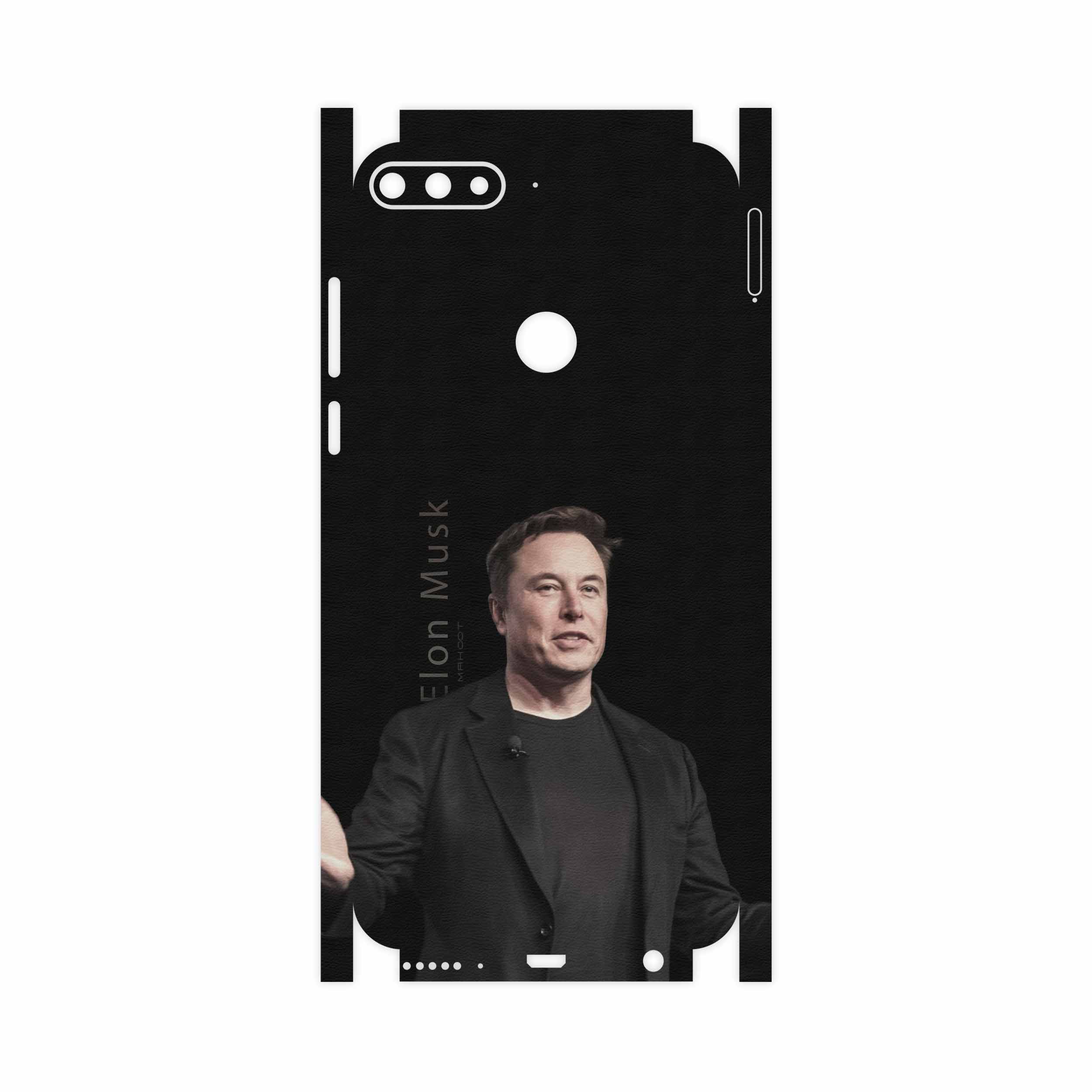 برچسب پوششی ماهوت مدل Elon Musk-FullSkin مناسب برای گوشی موبایل هوآوی Y7 Prime 2018