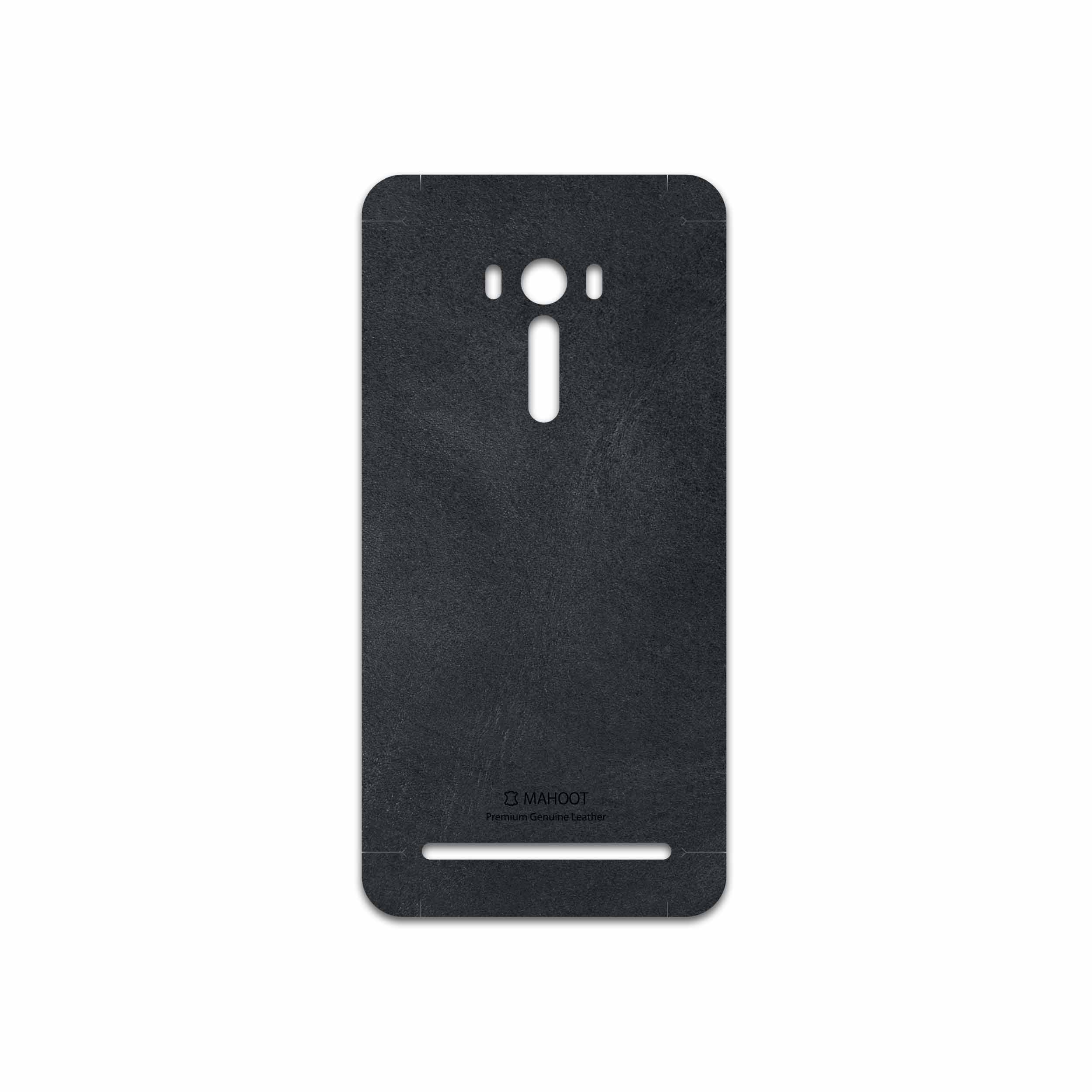 برچسب پوششی ماهوت مدل Graphite Buffalo Leather مناسب برای گوشی موبایل ایسوس ZenFone Selfie