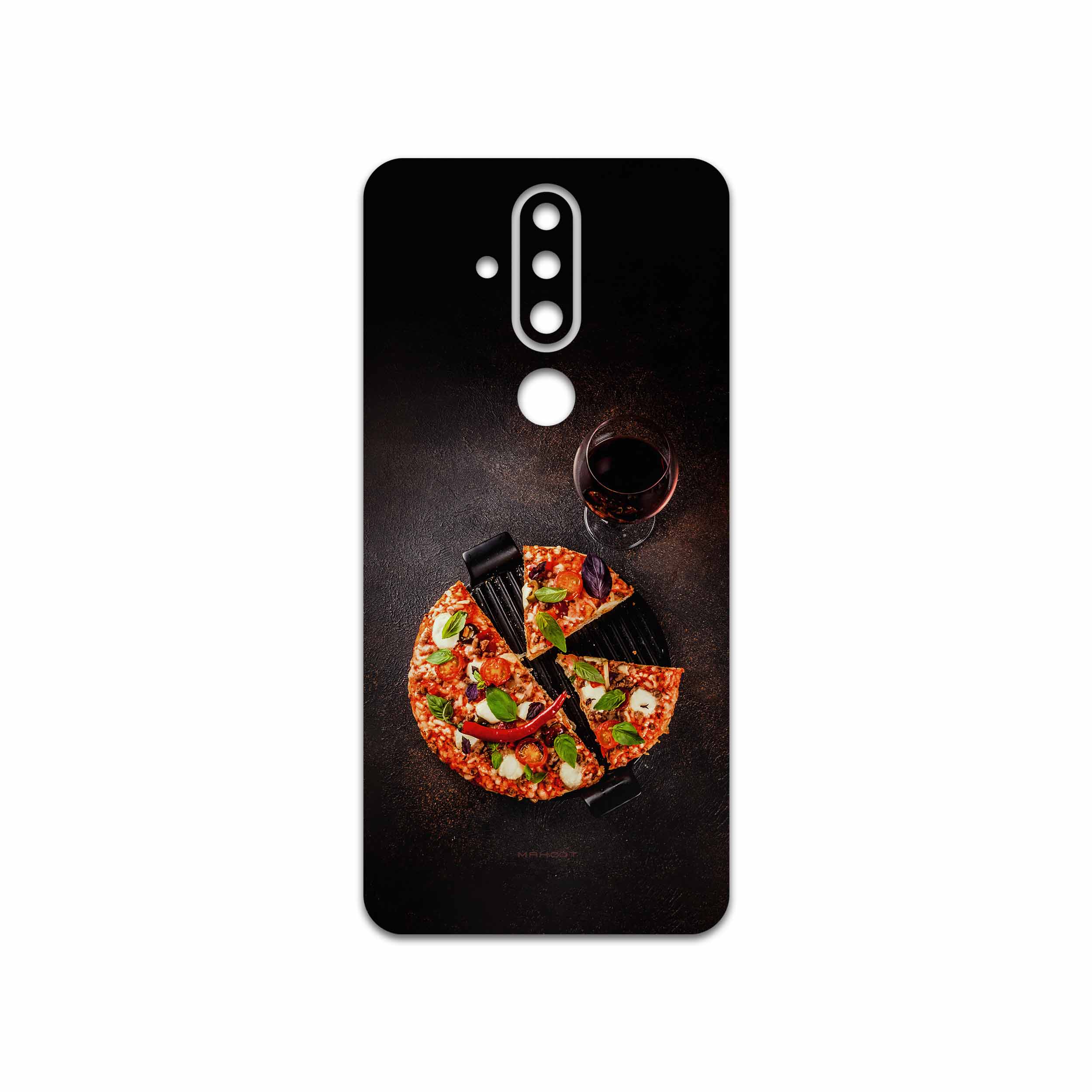 برچسب پوششی ماهوت مدل Pizza مناسب برای گوشی موبایل نوکیا X71