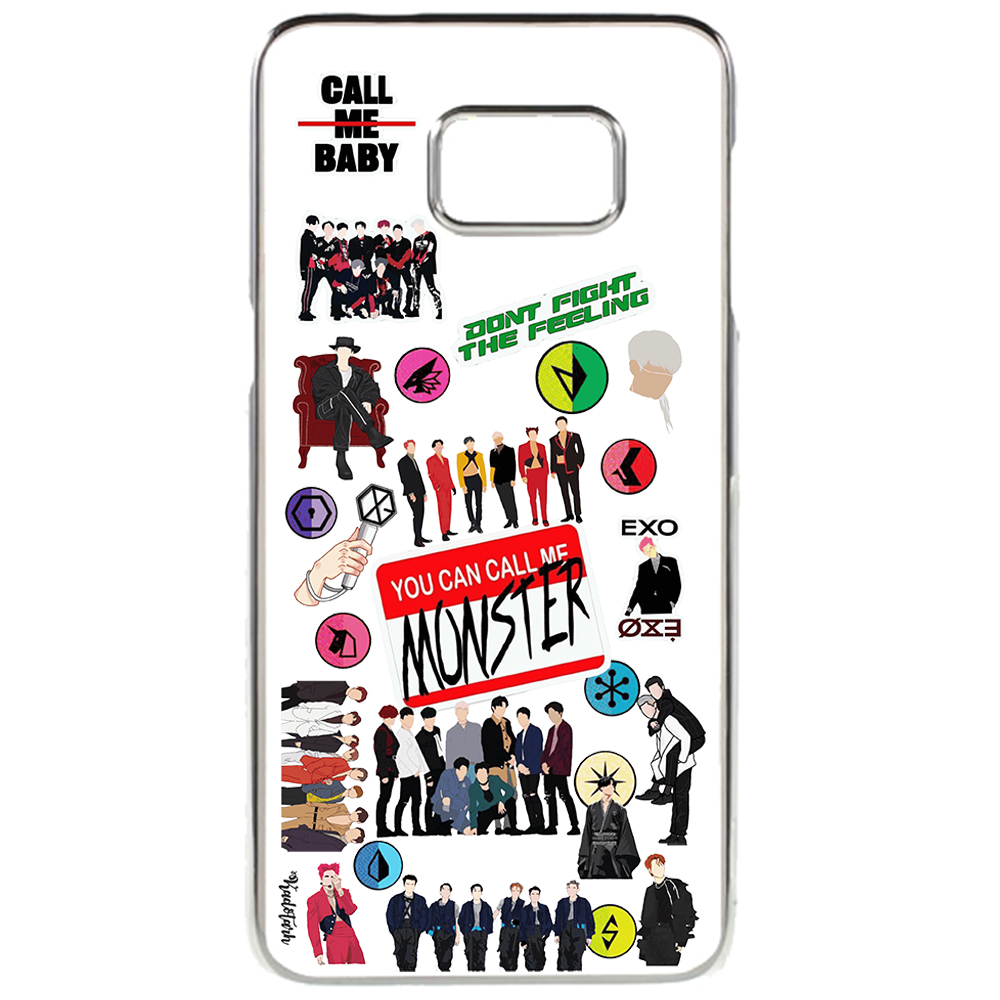 کاور طرح EXO مناسب برای گوشی موبایل سامسونگ Galaxy S6 Edge