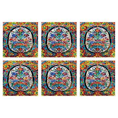 زیر لیوانی مدل C1-42402 بسته 6 عددی