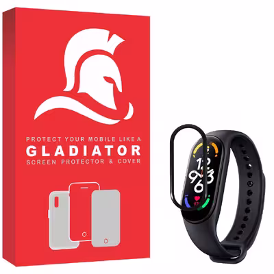 محافظ صفحه نمایش گلادیاتور مدل GWP1000 مناسب برای ساعت هوشمند شیائومی Mi Band 7