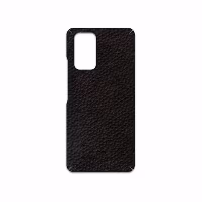 برچسب پوششی ماهوت مدل Dark-Brown-Leather مناسب برای گوشی موبایل شیائومی Redmi Note 10 Pro