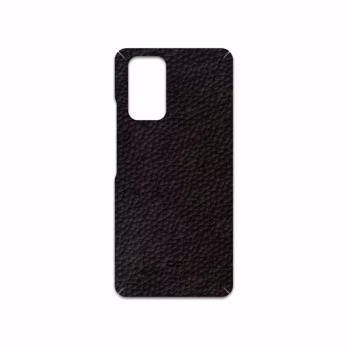 برچسب پوششی ماهوت مدل Dark-Brown-Leather مناسب برای گوشی موبایل شیائومی Redmi Note 10 Pro