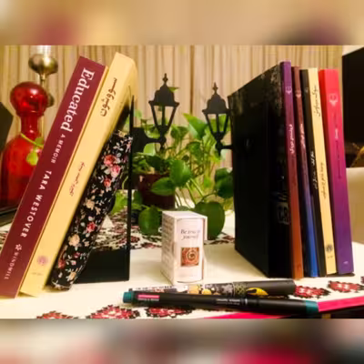 نگهدارنده کتاب نیتا طرح چراغ کلاسیک بسته دو عددی