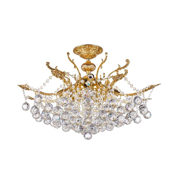 لوستر کریستالی چشمه نور ۱۲ شعله کد H2646/8