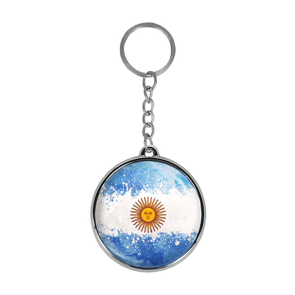 جاکلیدی خندالو طرح پرچم آرژانتین مدل دوطرفه کد 2045820454