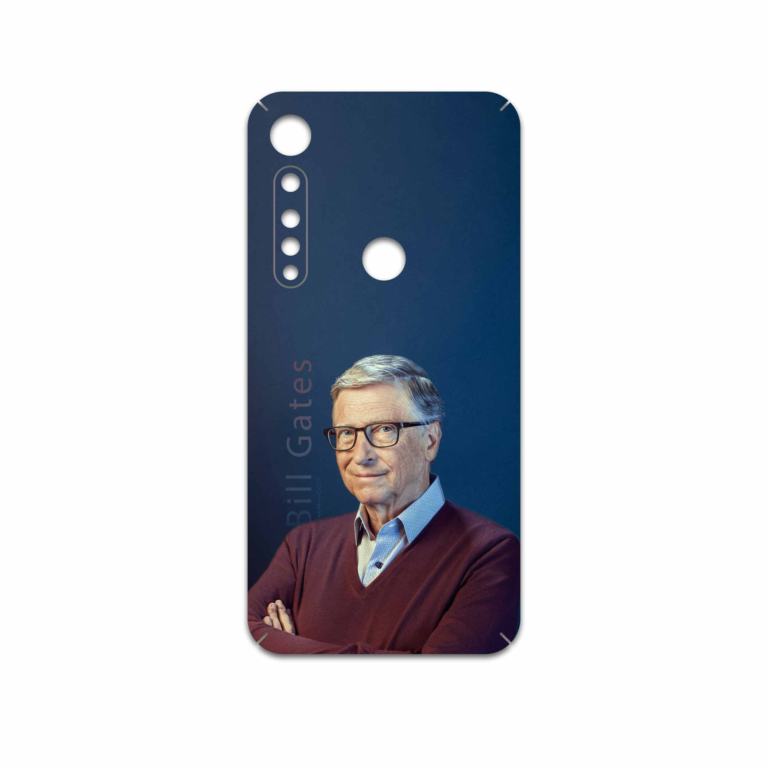 برچسب پوششی ماهوت مدل Bill Gates مناسب برای گوشی موبایل موتورولا One Vision Plus