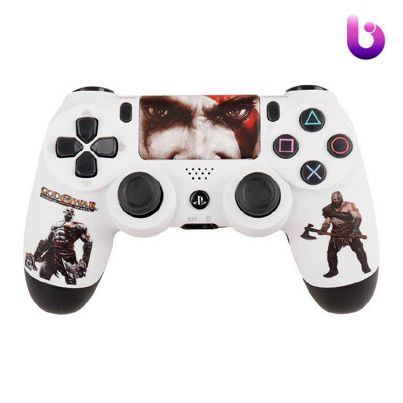 دسته بی سیم SONY PlayStation 4 DualShock 4 High Copy طرح God of War کد 3