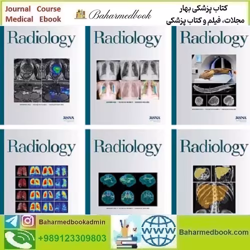 Radiology 2024 Full Archives TRUE PDF price 30€ - کتاب پزشکی بهار
