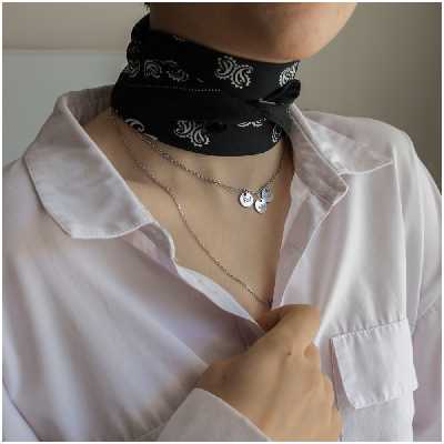 دستمال سر و گردن هاماگراف مدل گل دار