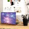 استیکر لپ تاپ توییجین و موییجین طرح Space کد 147 مناسب برای لپ تاپ 15.6 اینچ به همراه برچسب حروف فارسی کیبورد 