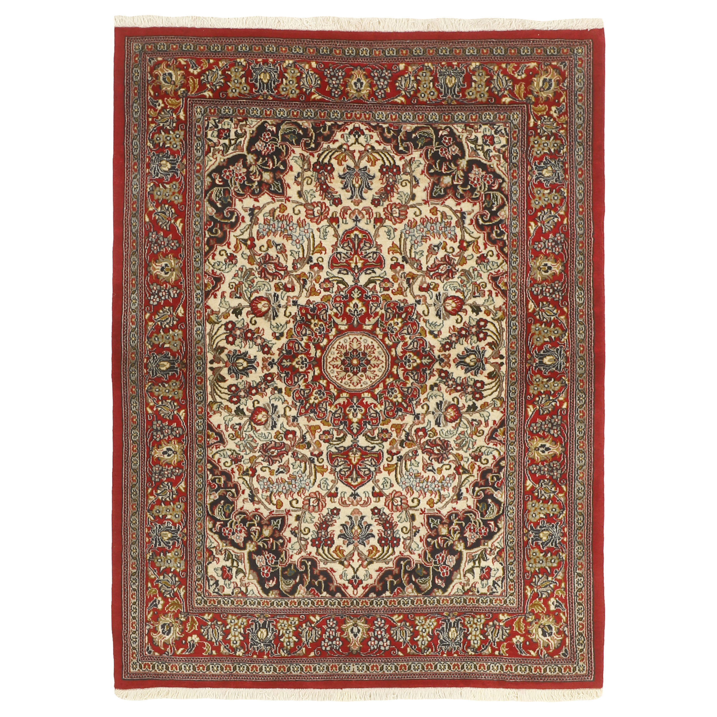 فرش دستبافت دو متری مدل شهرضا ایلیاتی کد 1