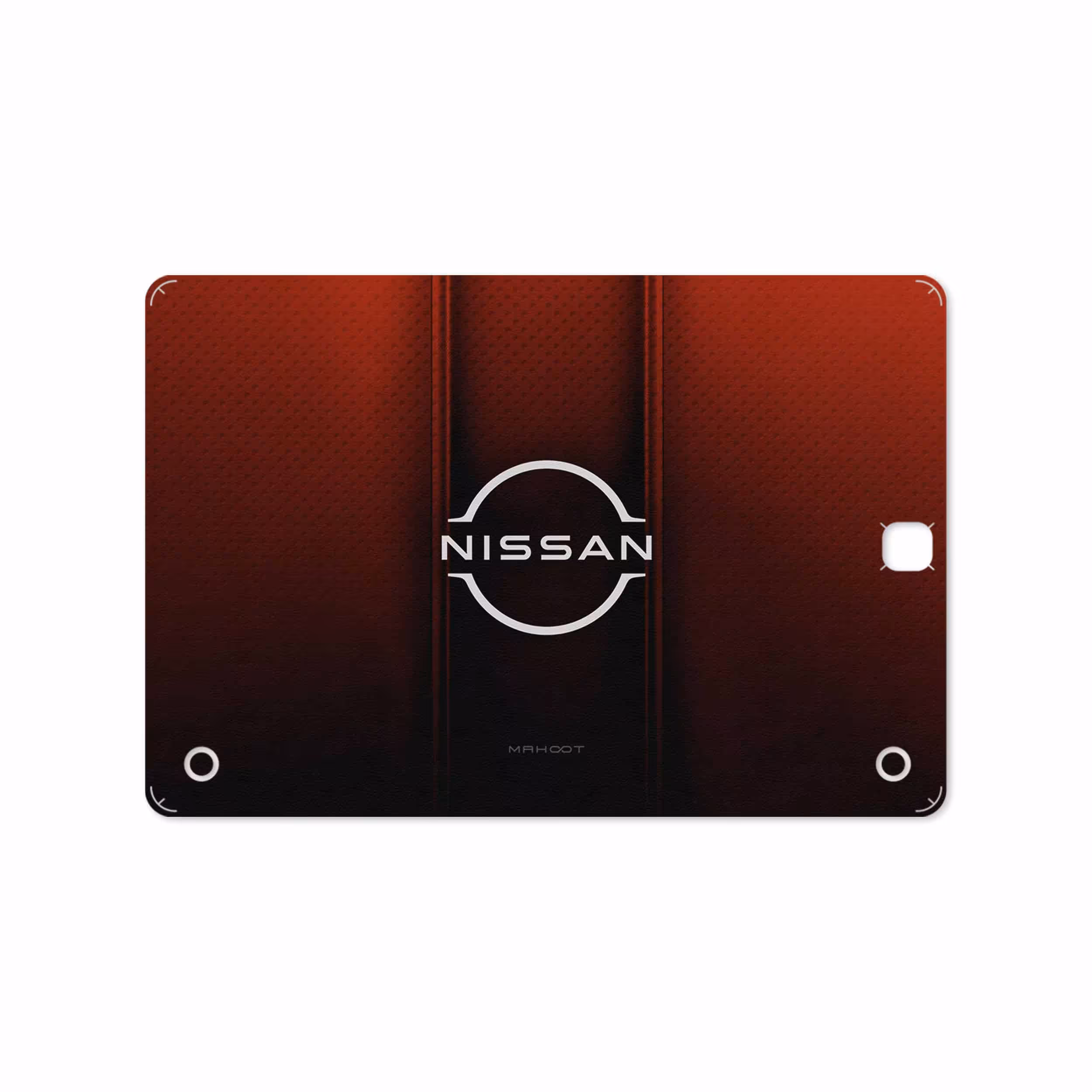 برچسب پوششی ماهوت مدل Nissan-Logo مناسب برای تبلت سامسونگ Galaxy Tab A 9.7 2015 T555