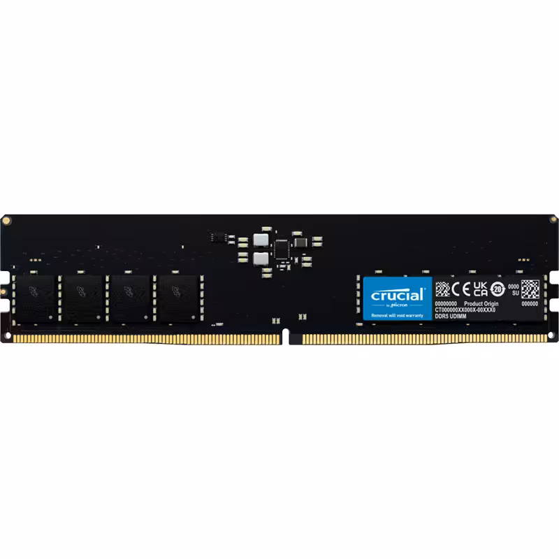 رم مدل 32GB 4800 CL40 Desktop DDR5 CT32G48C40U5 کروشیال Crucial