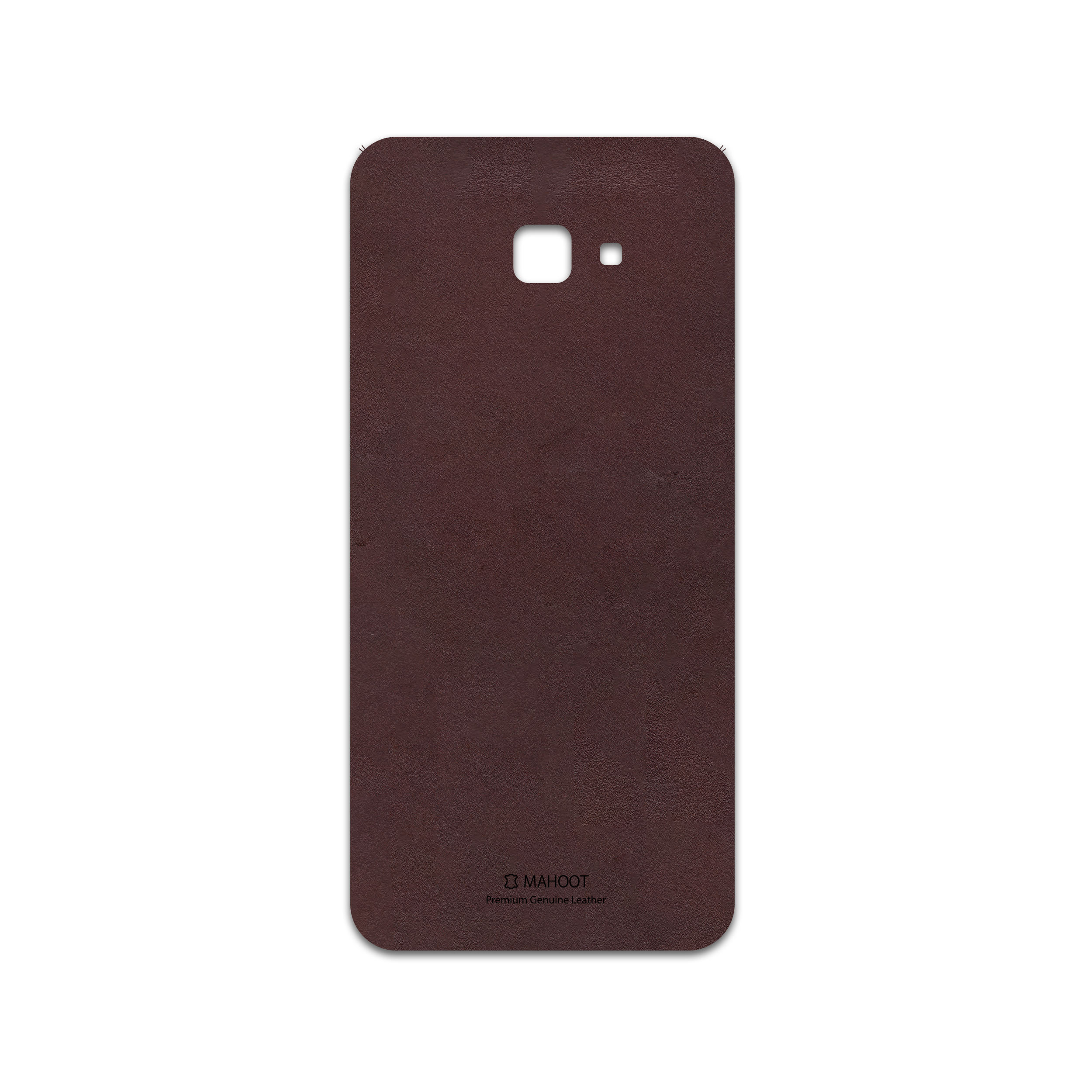برچسب پوششی ماهوت مدل Matte-Dark-Brown-Leather مناسب برای گوشی موبایل سامسونگ Galaxy J4 Core