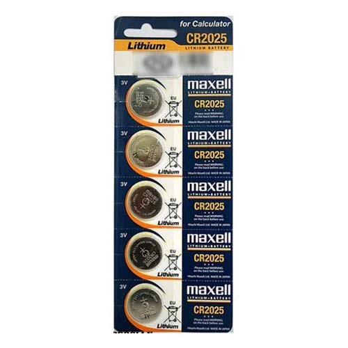 باتری سکه ای 2025 Maxell پک 5تایی