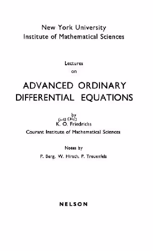 خرید و دانلود نسخه کامل کتاب Lectures on advanced ordinary differential equations