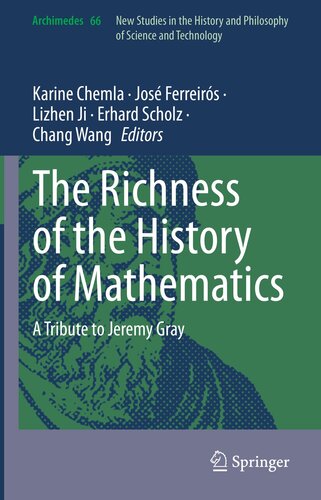 خرید و دانلود نسخه کامل کتاب The Richness of the History of Mathematics: A Tribute to Jeremy Gray